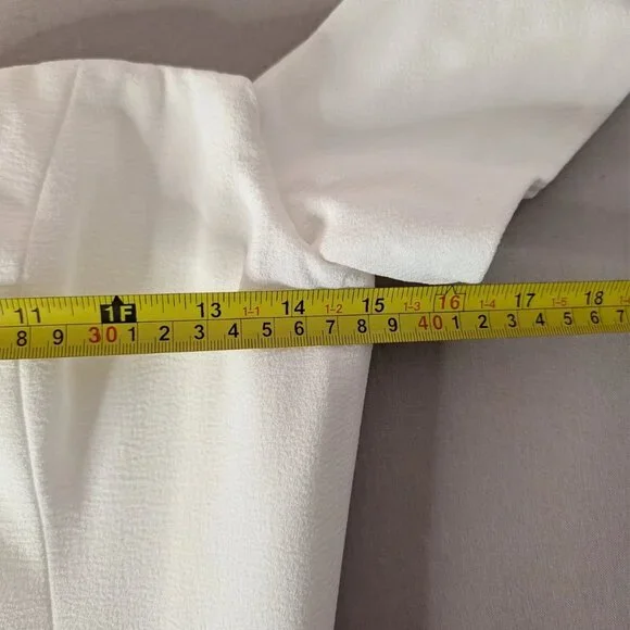 (NWT) Dress The Population Womens Off The Shoulder Dress M Off White Ivory NEW - Picture 9 of 14